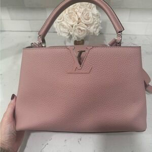 Louis Vuitton Pink Capuncines MM